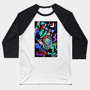 Trauma Healing Abstract Baseball T-Shirt